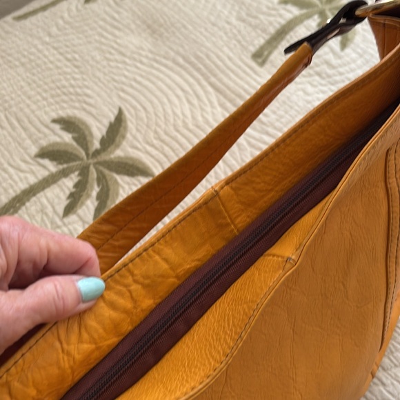 Made in Italy large leather handbag - Picture 5 of 10